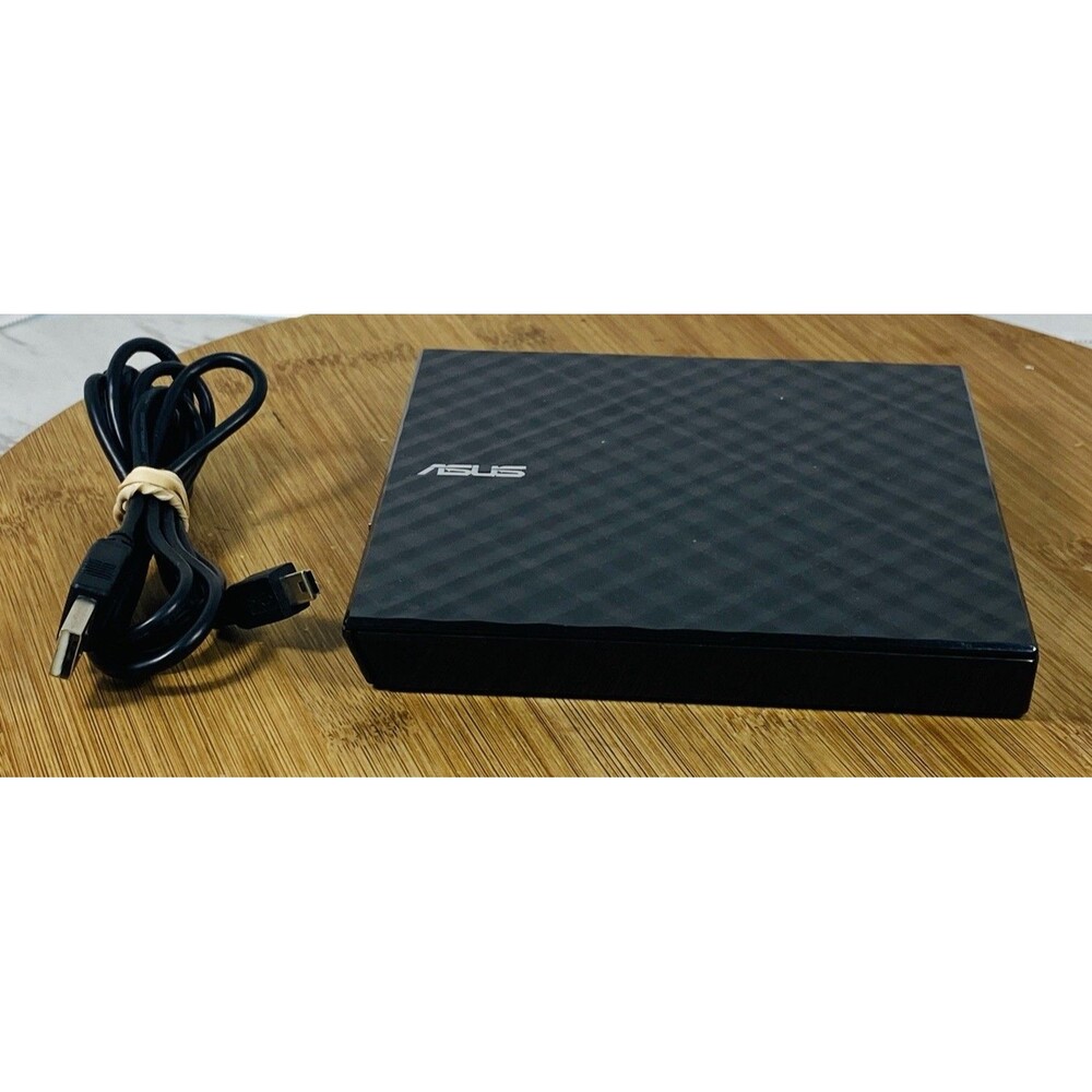 Asus External Slim DVD-RW Drive USB 8X Burner SDRW-08D2S-U Black Working